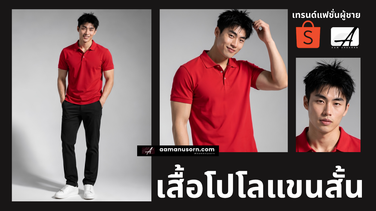 GLM POL เสื้อโปโล เสื้อผ้าผู้ชายเท่ๆ ราคาดี สำหรับแฟชั่นผู้ชาย 2026