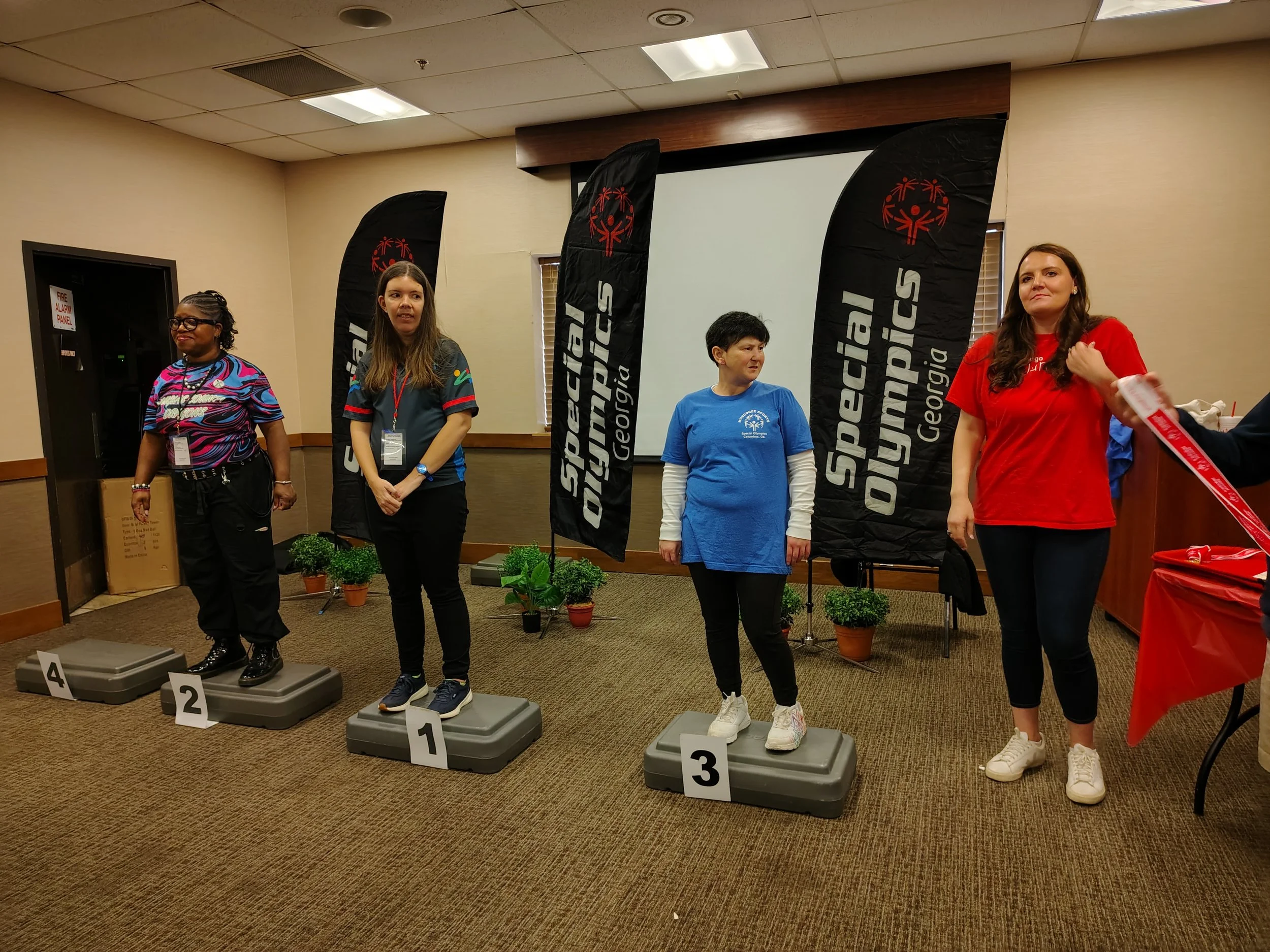 Special Olympics medal event