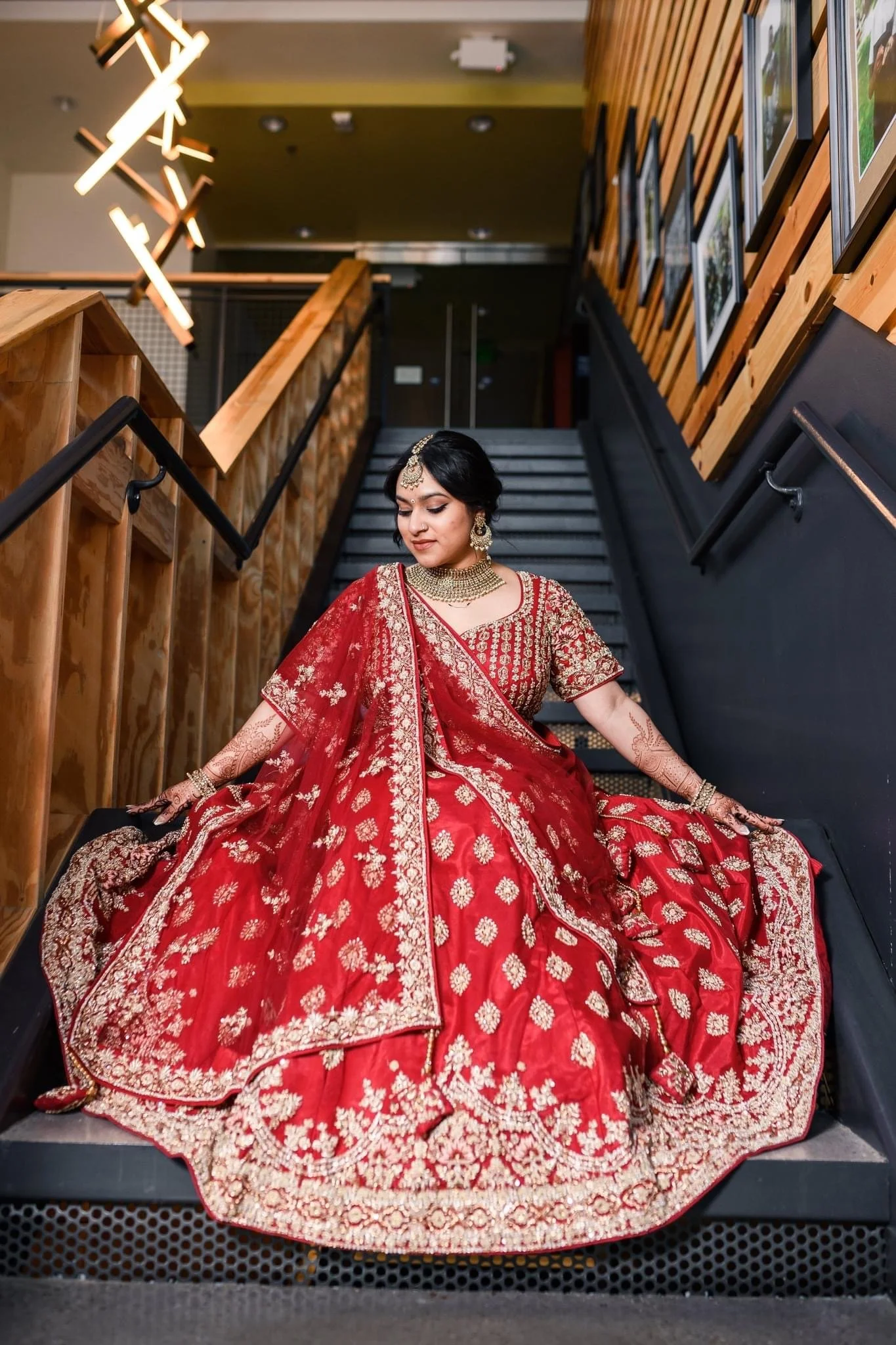 Wedding celebration moment