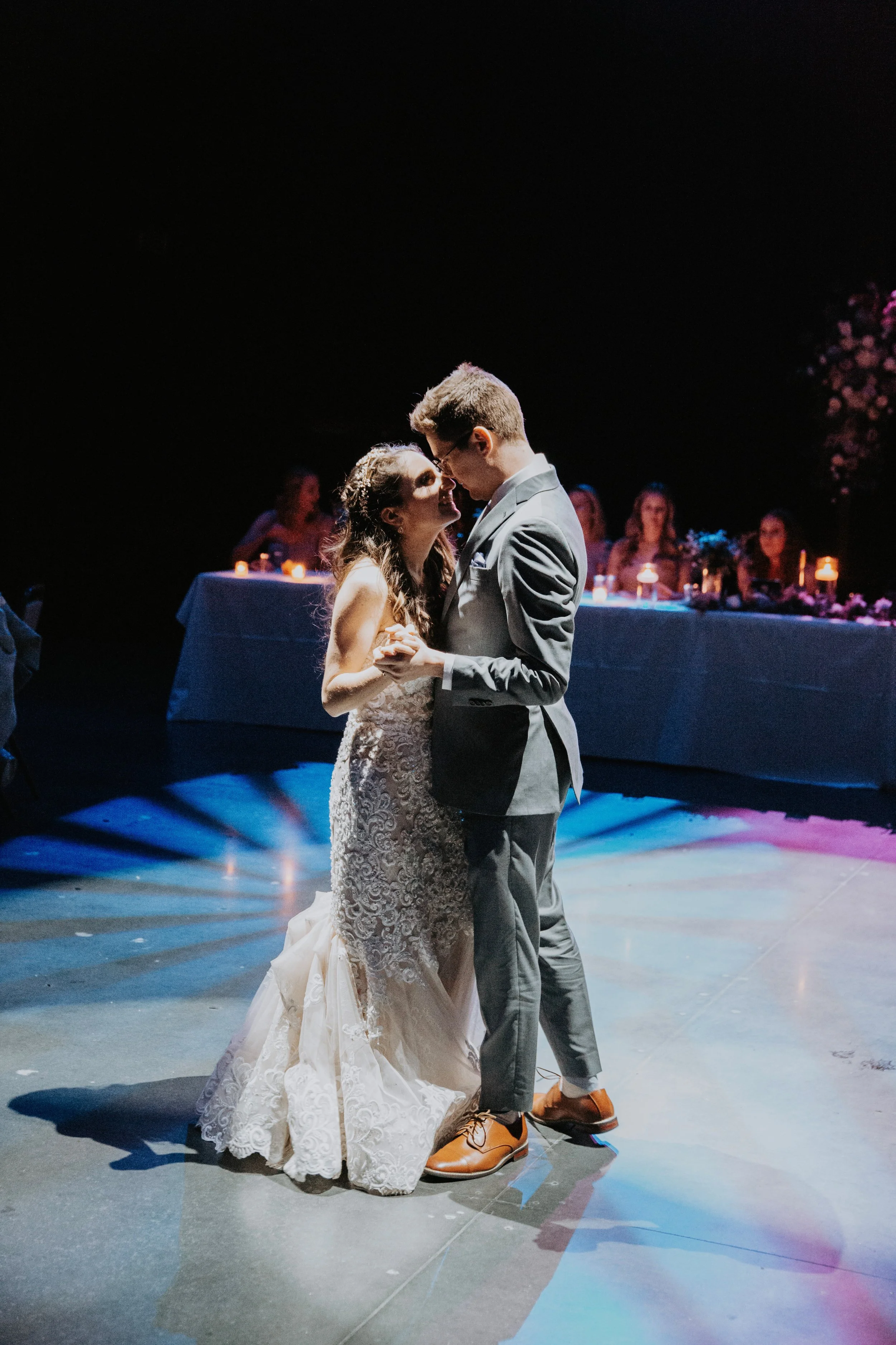 Wedding first dance moment