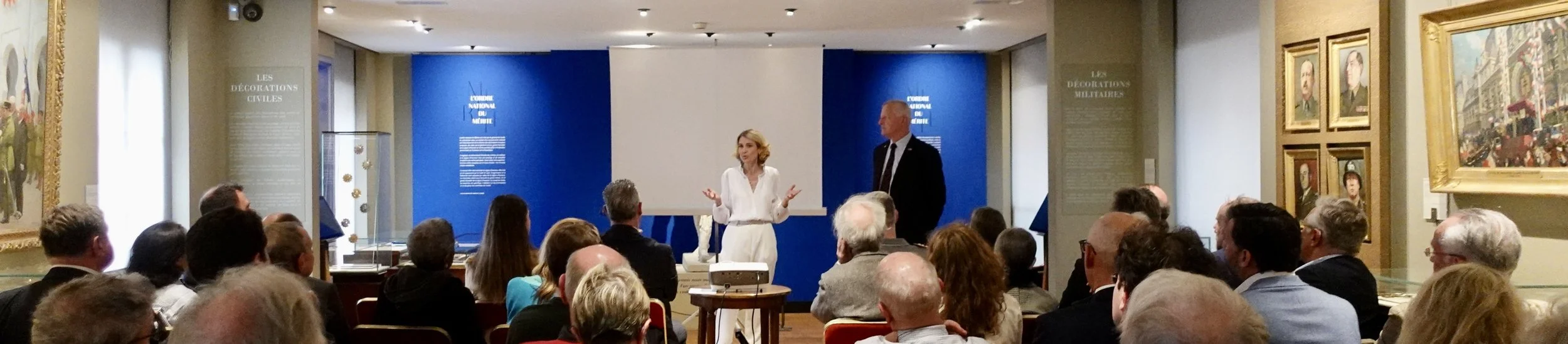 Q&A at the Musée de la Légion d'Honneur screening