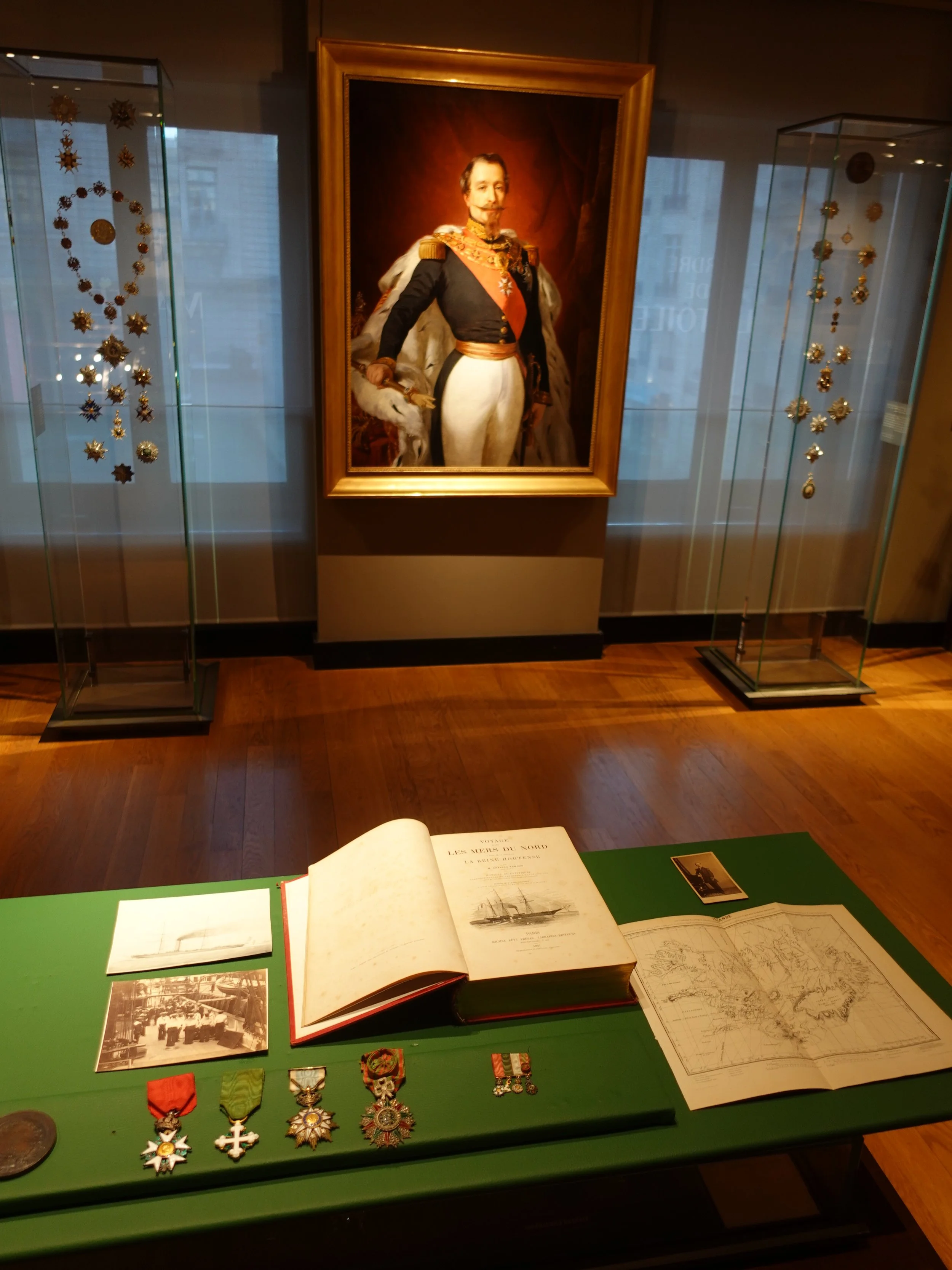 An ancestor's display at the Musée de la Légion d'Honneur