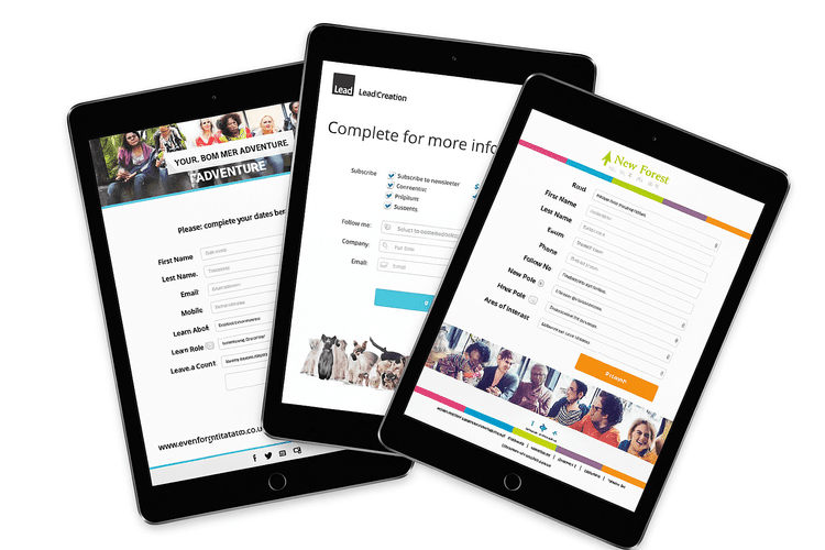 Offline data capture on a tablet using the Mobile Event Pad app