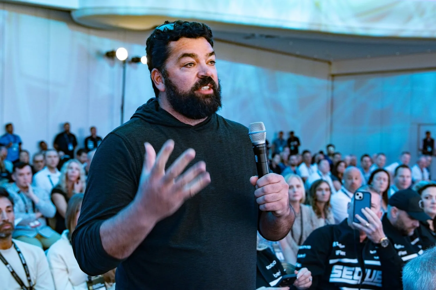 An owner speaking up during the Sequel general session