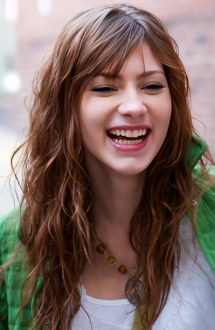 Young woman laughing