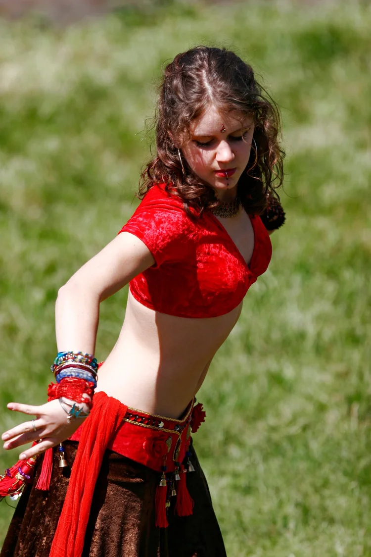 Dancer in red