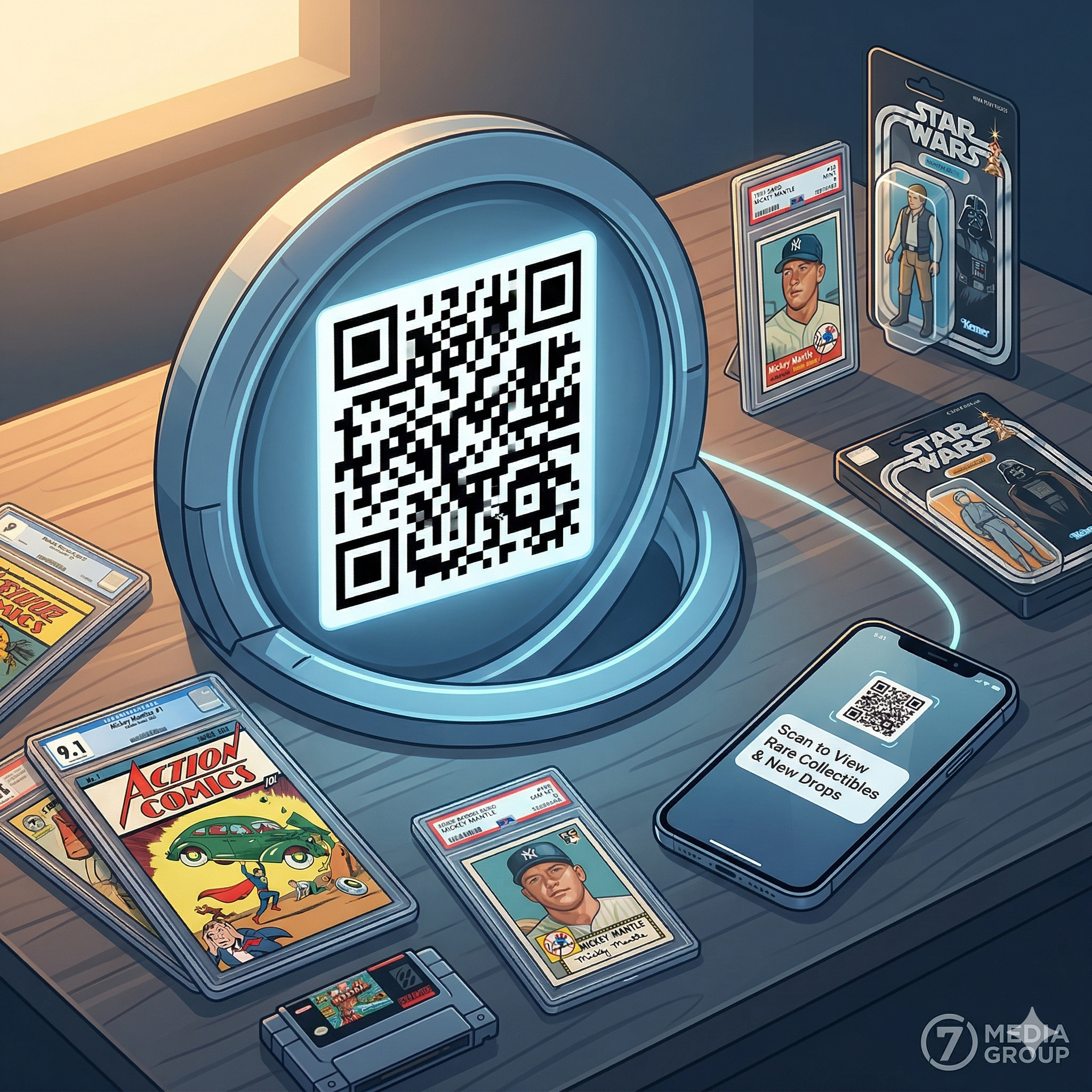 QR Code for Hobby Shop SMS