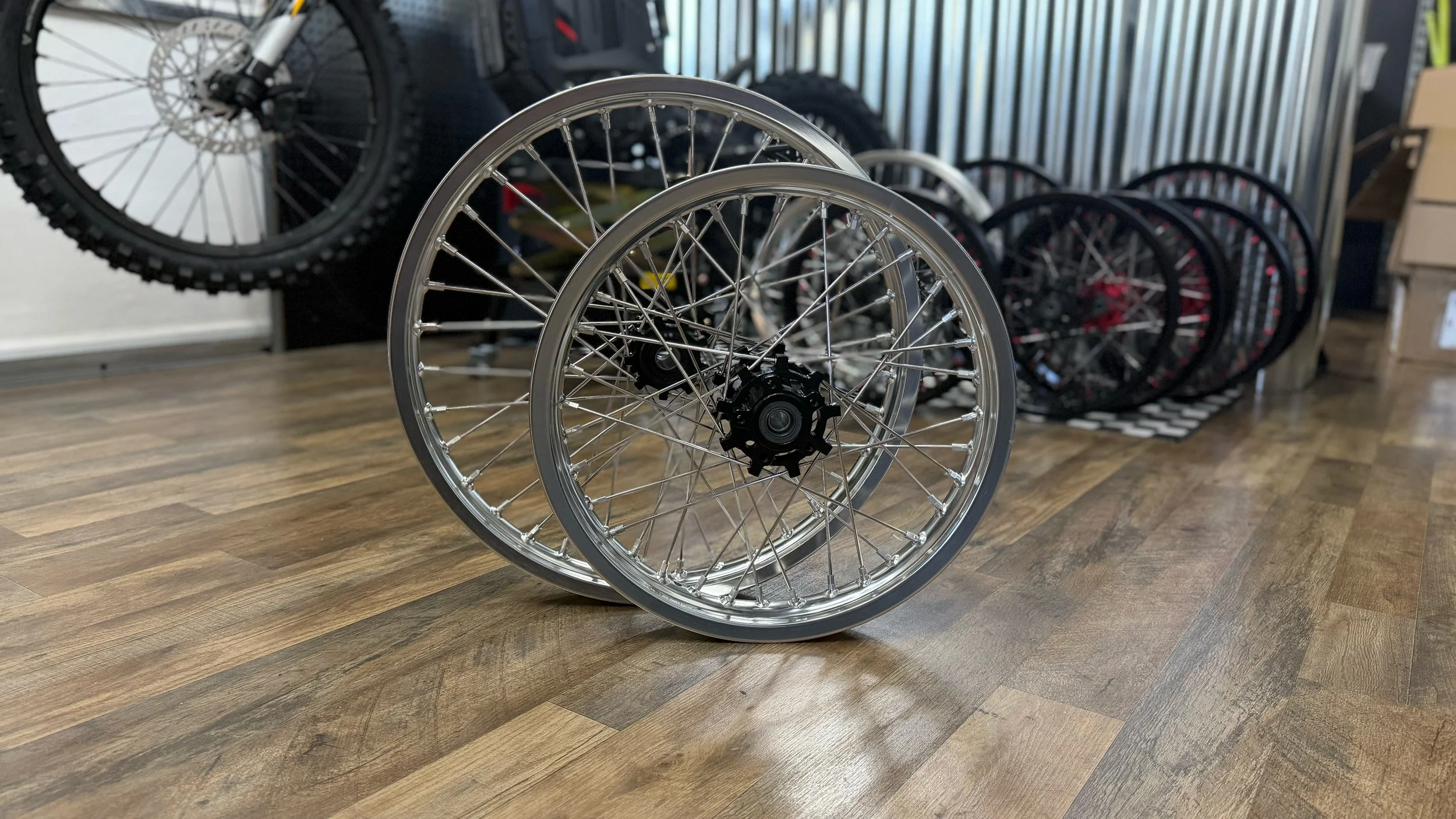 Send It! Cycle Shop - Arctic Leopard Wheels 3