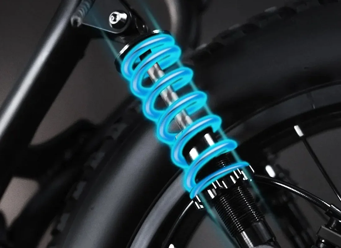 Full front and rear suspension