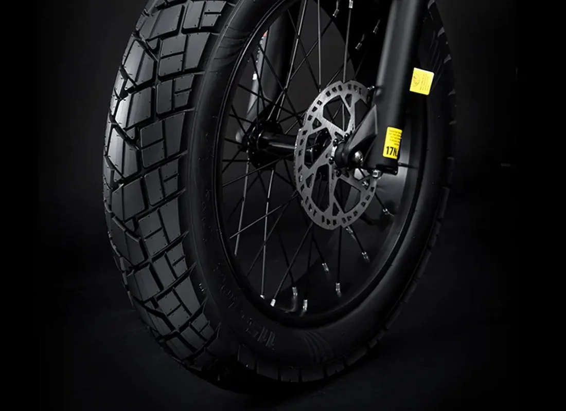 Widest fat tires in the category