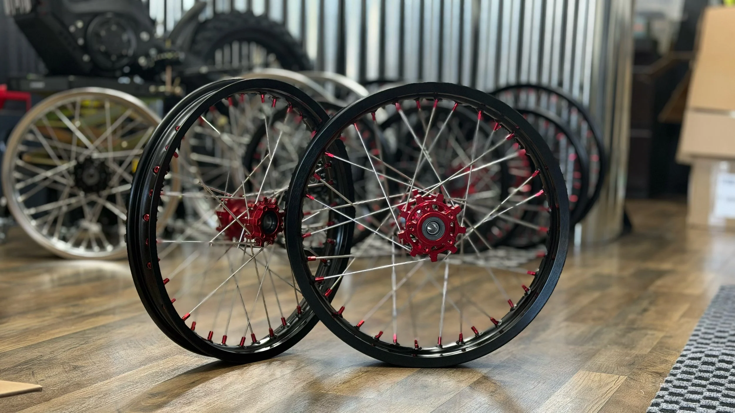 Send It! Cycle Shop - Arctic Leopard Wheels 1
