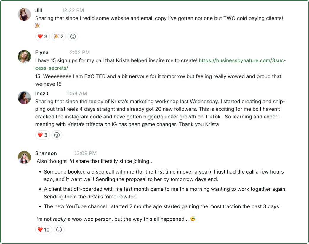Community thread — real conversations inside the Club