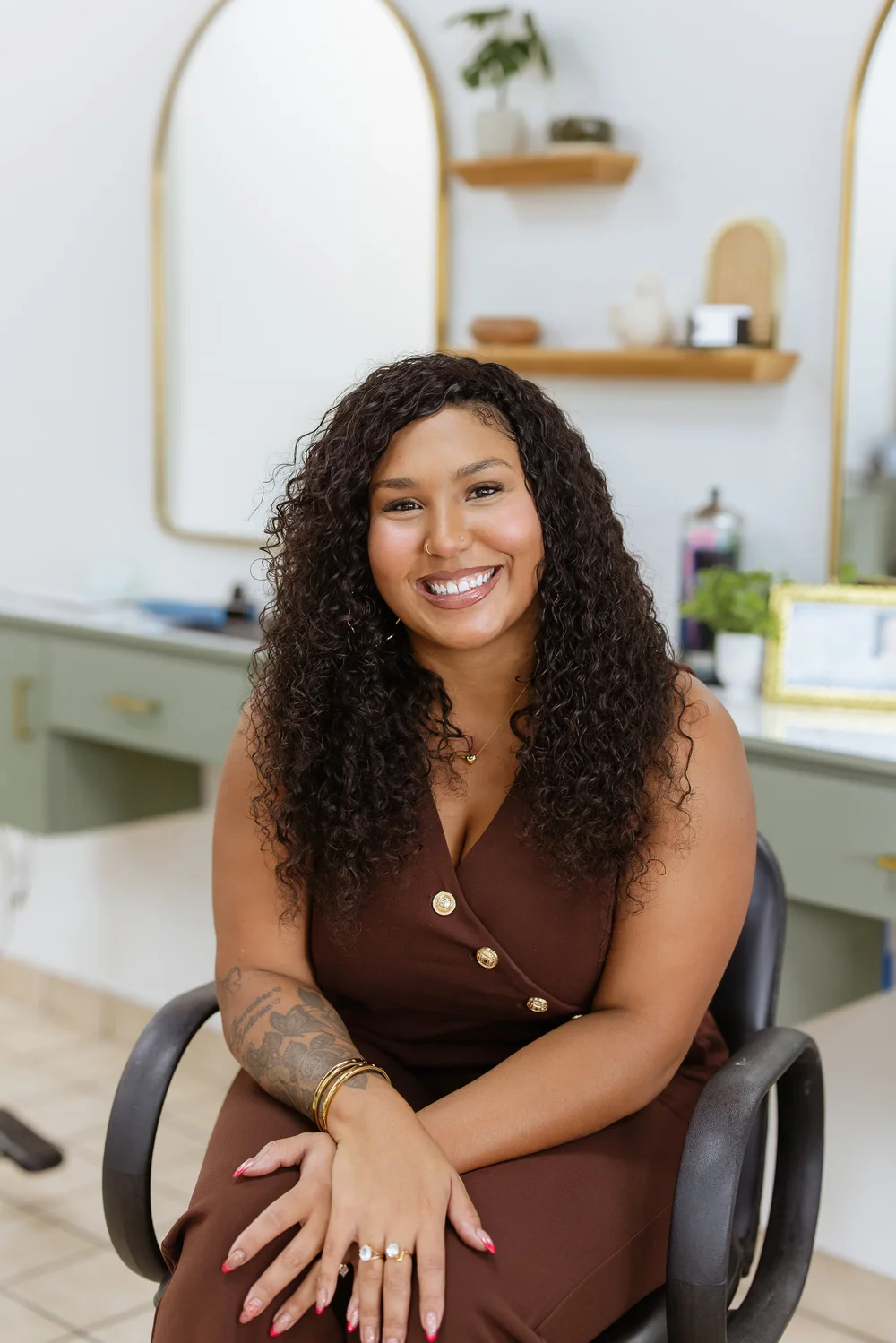 Erica, Level 3 stylist and salon manager at Heads You Win Salon
