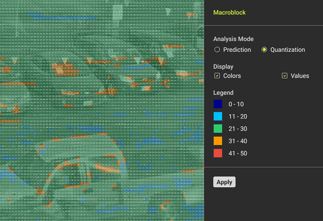 Macroblock Analysis