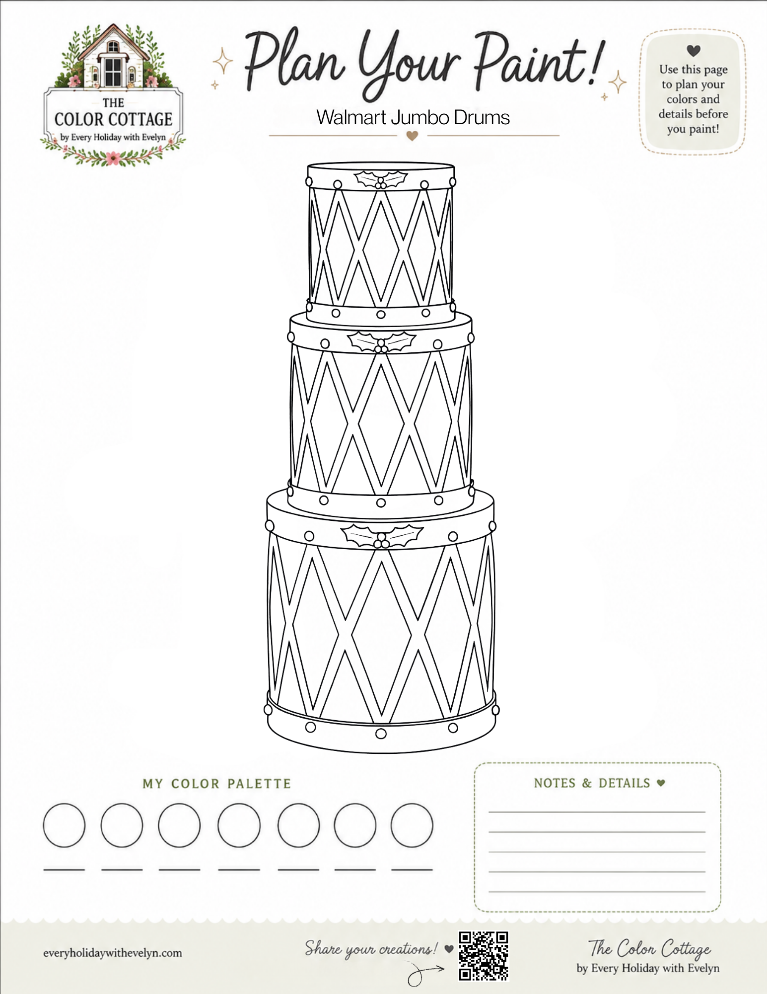 Walmart Jumbo Drums coloring sheet