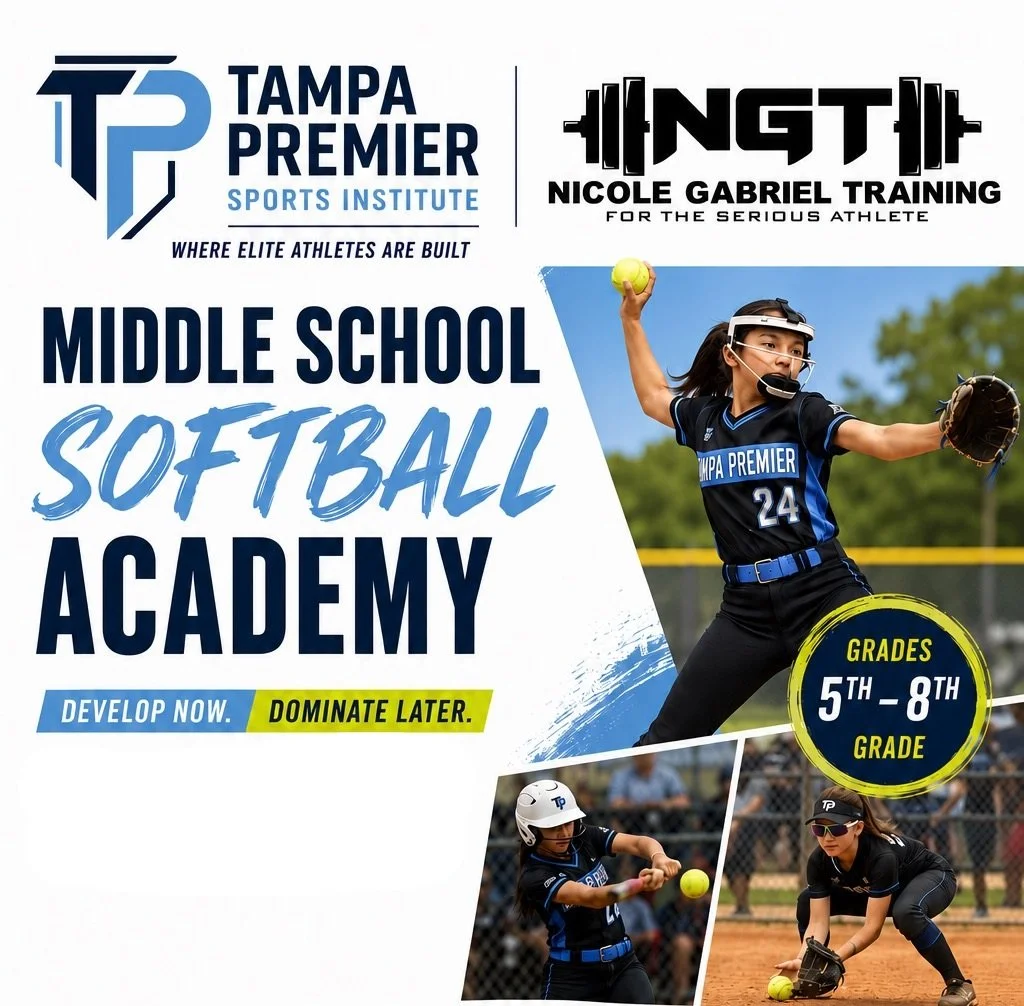 TPSI Middle School Softball Academy athlete training in Tampa FL