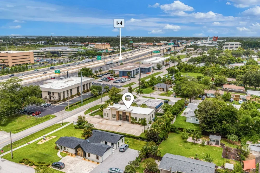 Aerial view of Nuanced Counseling Winter Park location