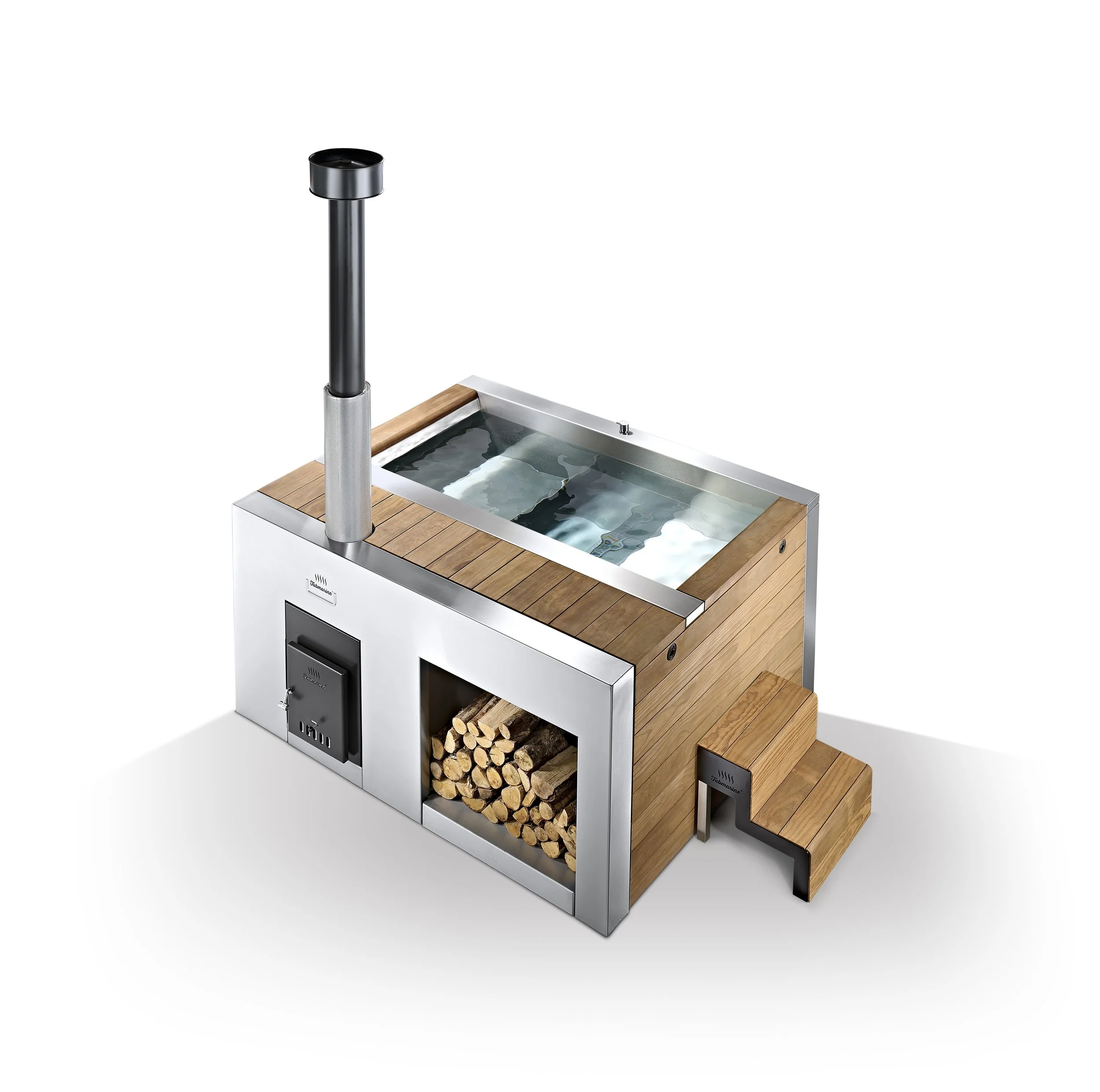 2-Person Wood-Fired Hot Tub