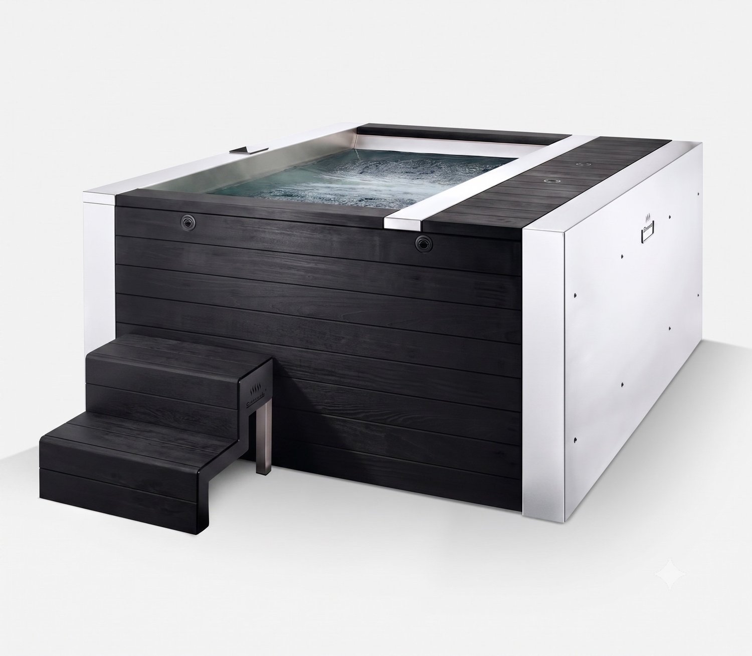 4-person electric hot tub in Limited Edition Black