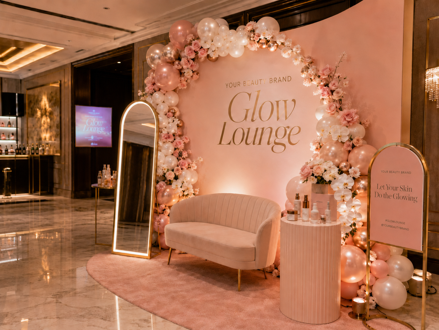 Corporate event installation