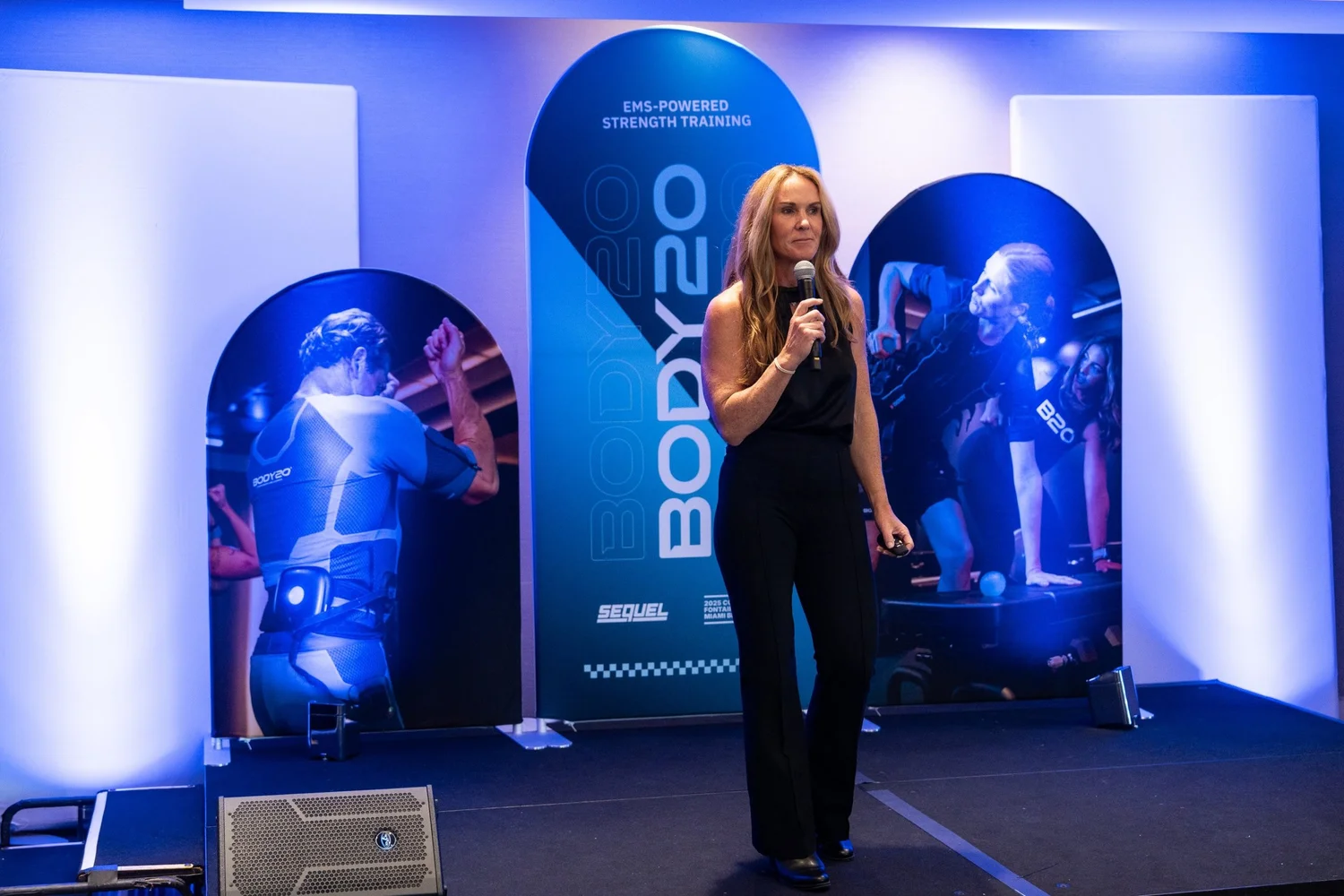 Speaking on the BODY20® stage