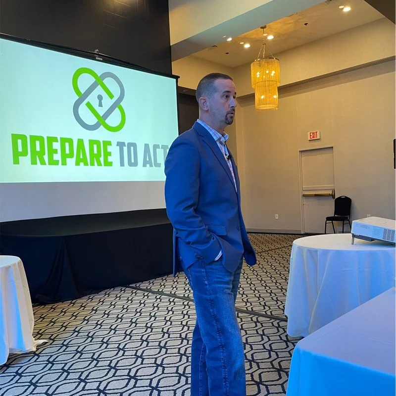 Chris Marciano leading a professional training session