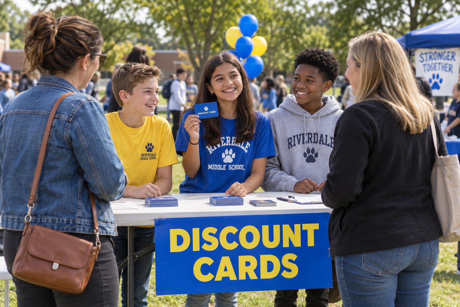 School discount card fundraiser