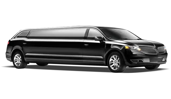 Black limousine luxury transportation