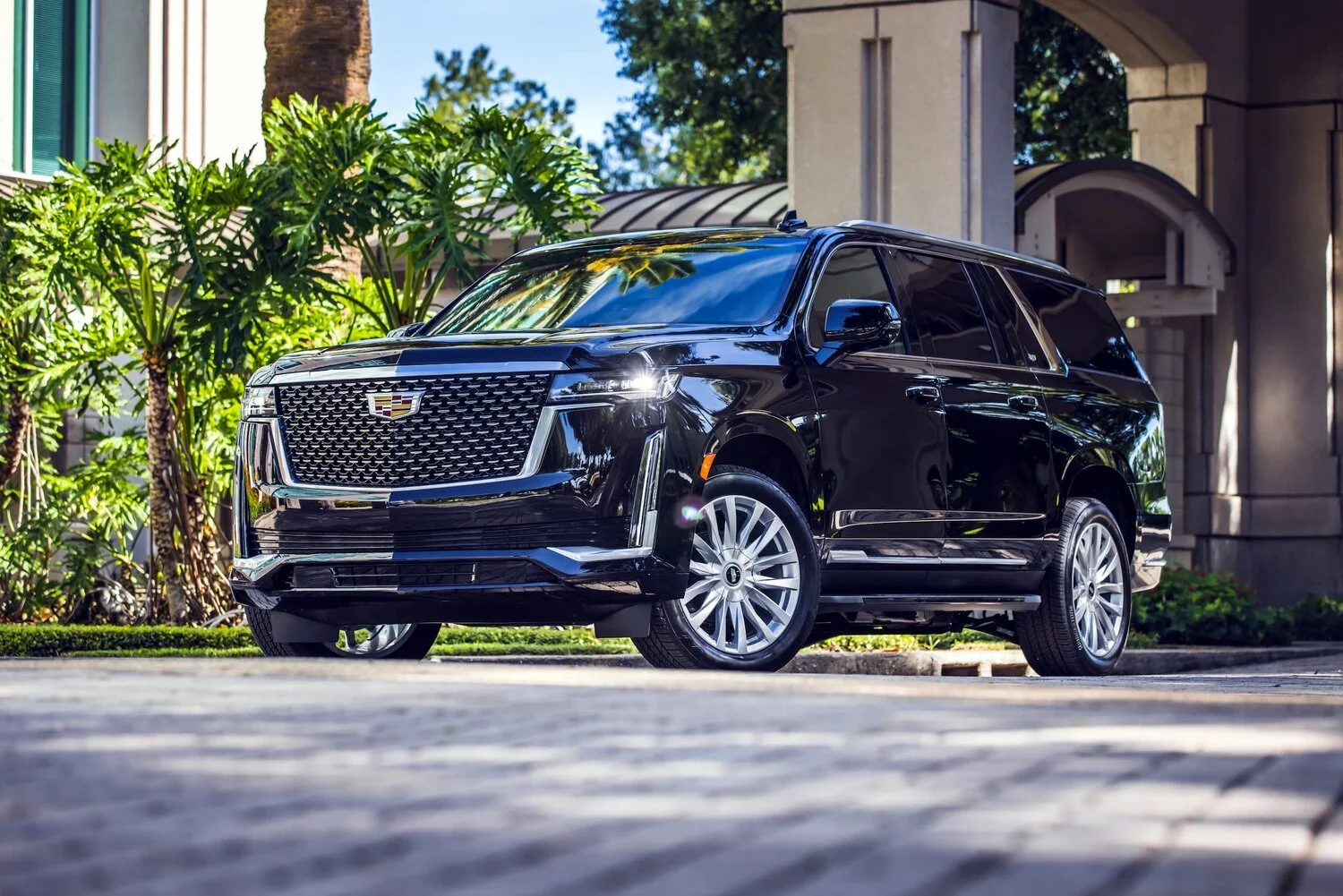 Luxury vehicle interior with leather seats and refined travel comfort