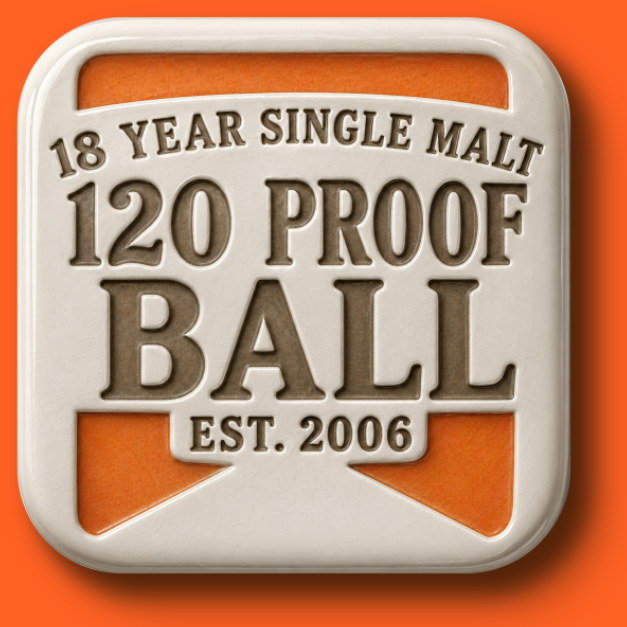 120 Proof Ball Substack signup badge