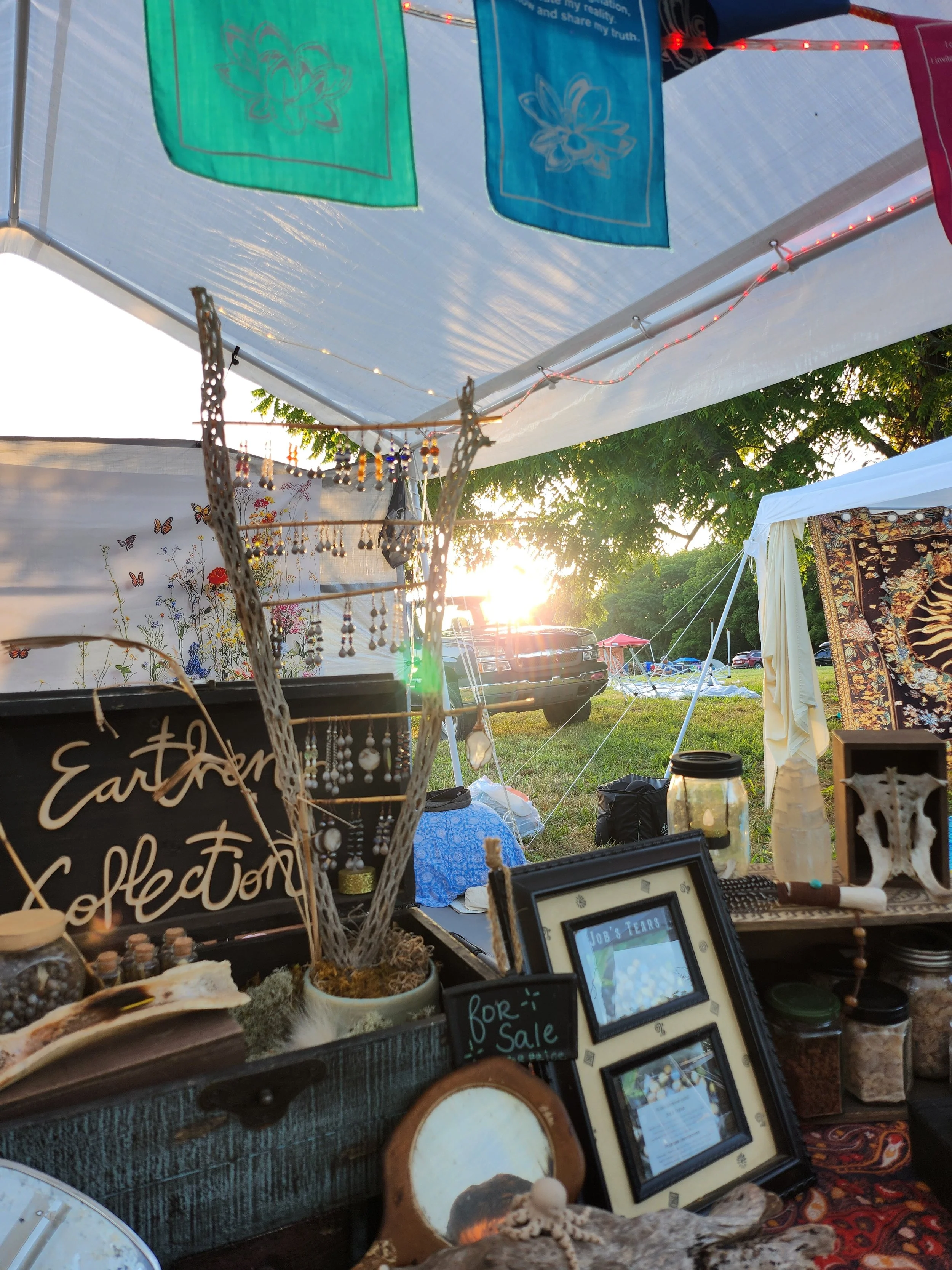 Earthen Collections with sunshine at E=MC2