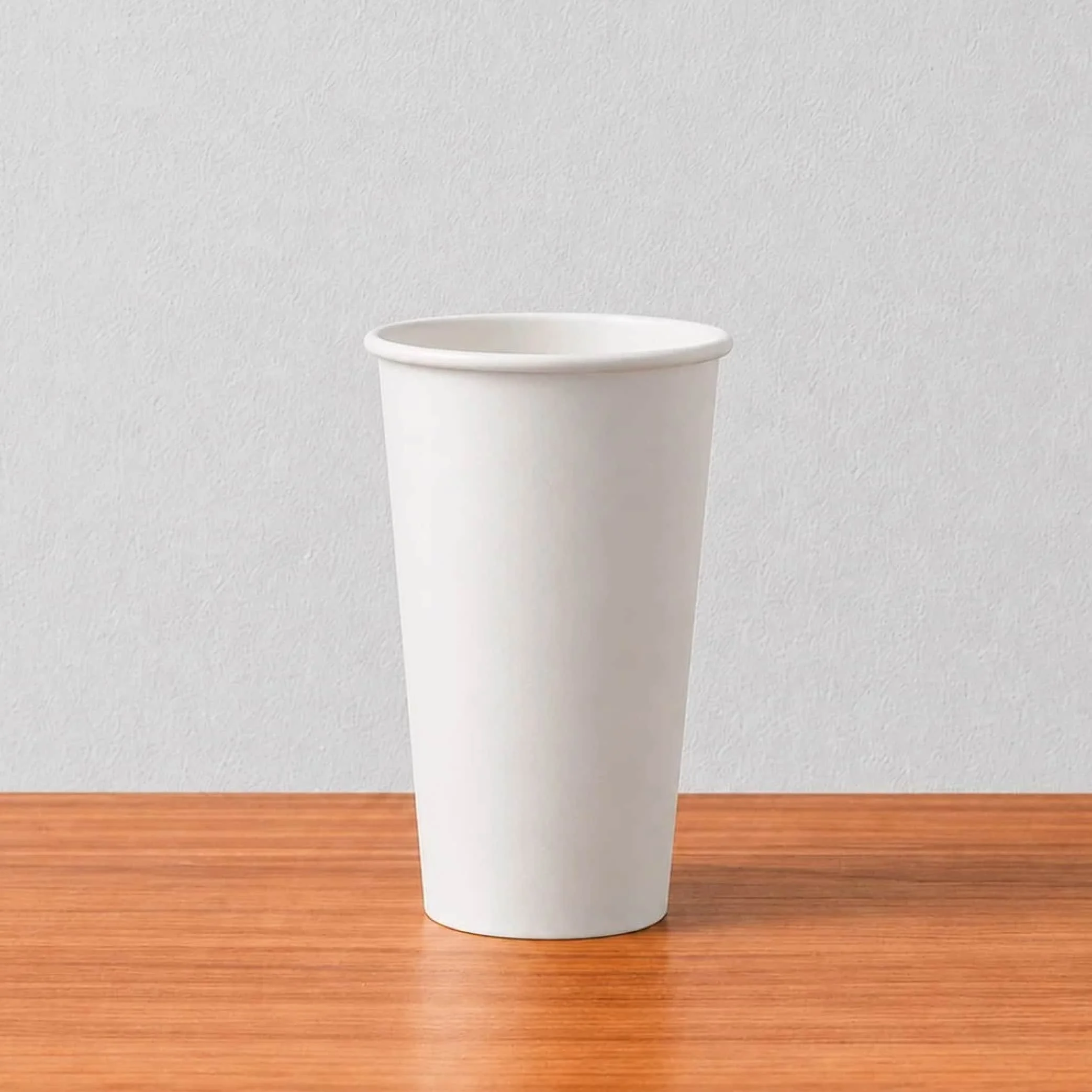 16 oz white plain paper cup