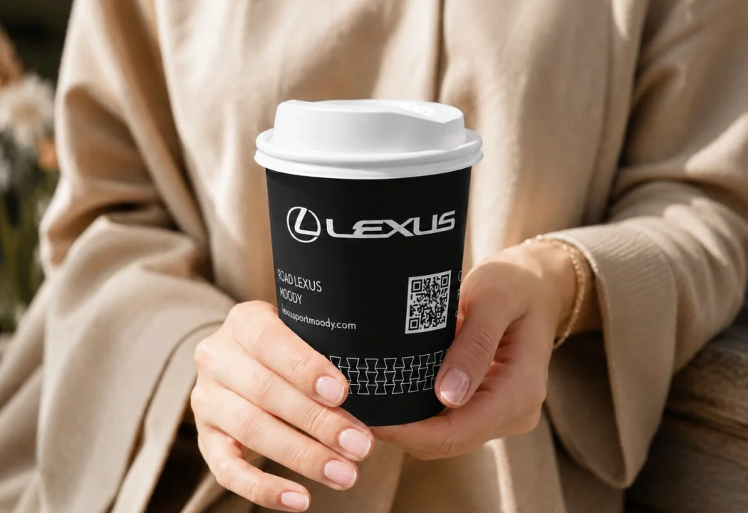 Custom printed 8oz paper cups