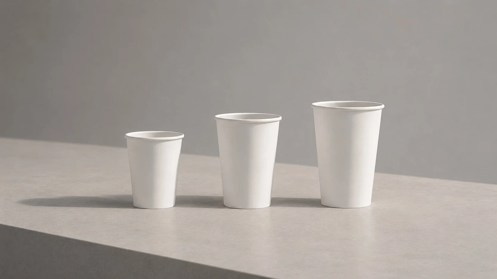 Plain cups