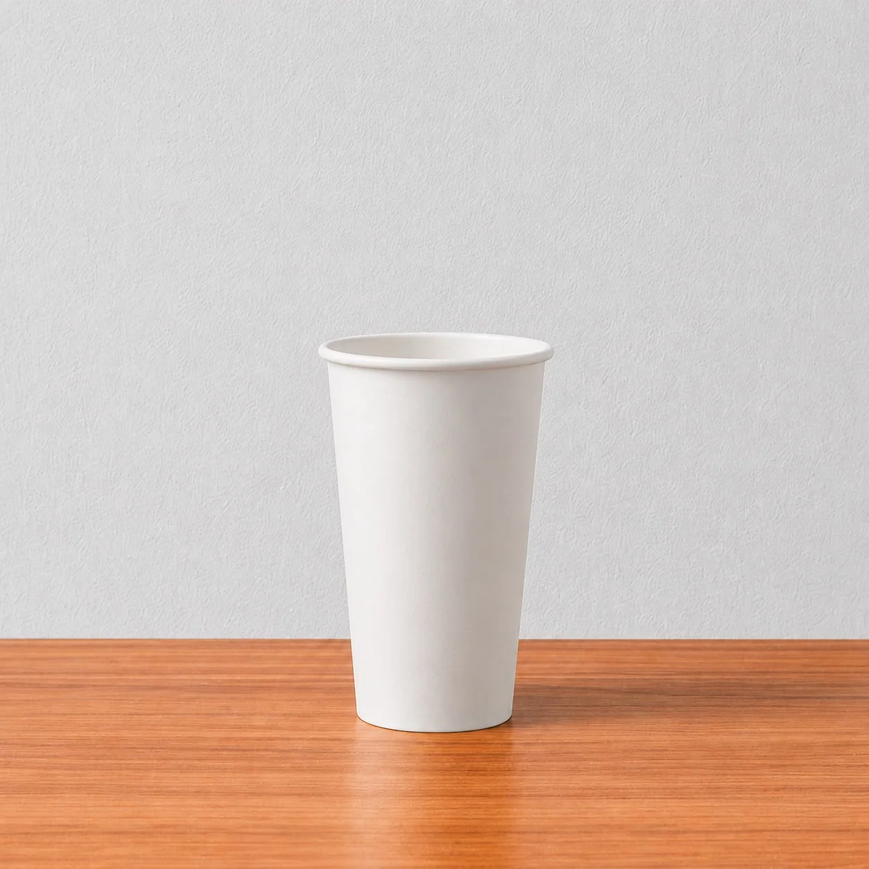 16oz plain white paper cup