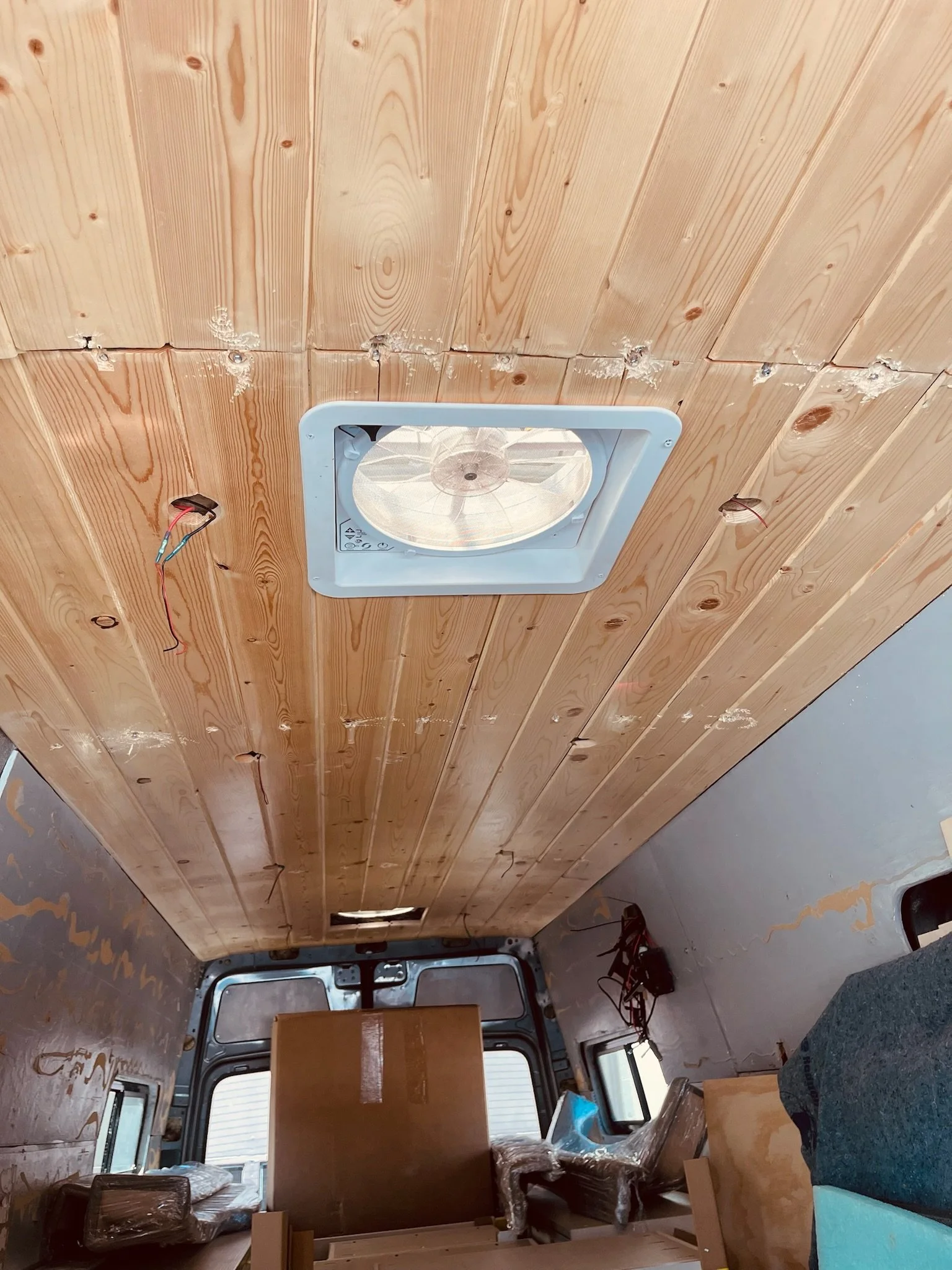 Grumley before — empty cargo area