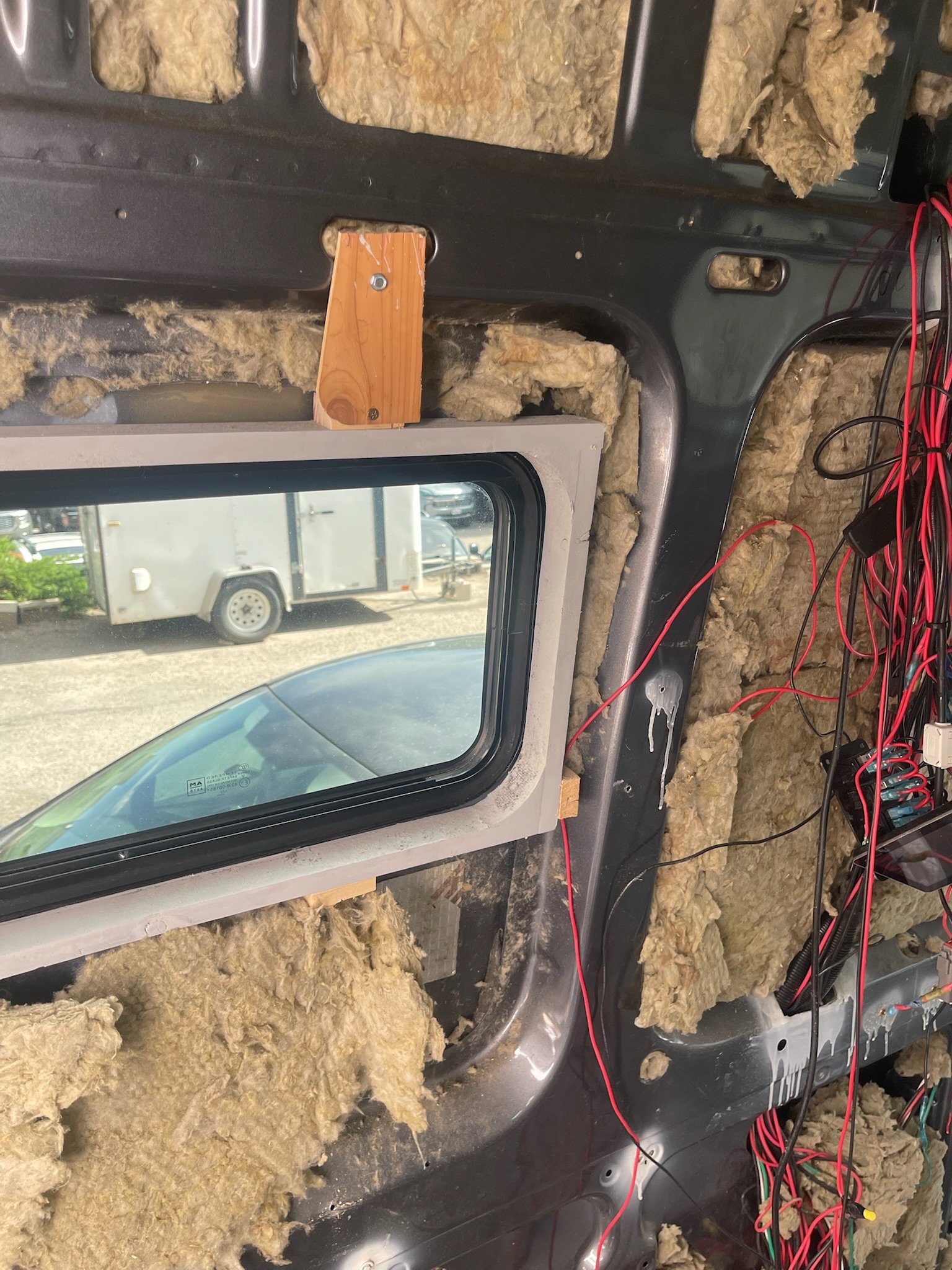 Grumley before — gutting the previous build