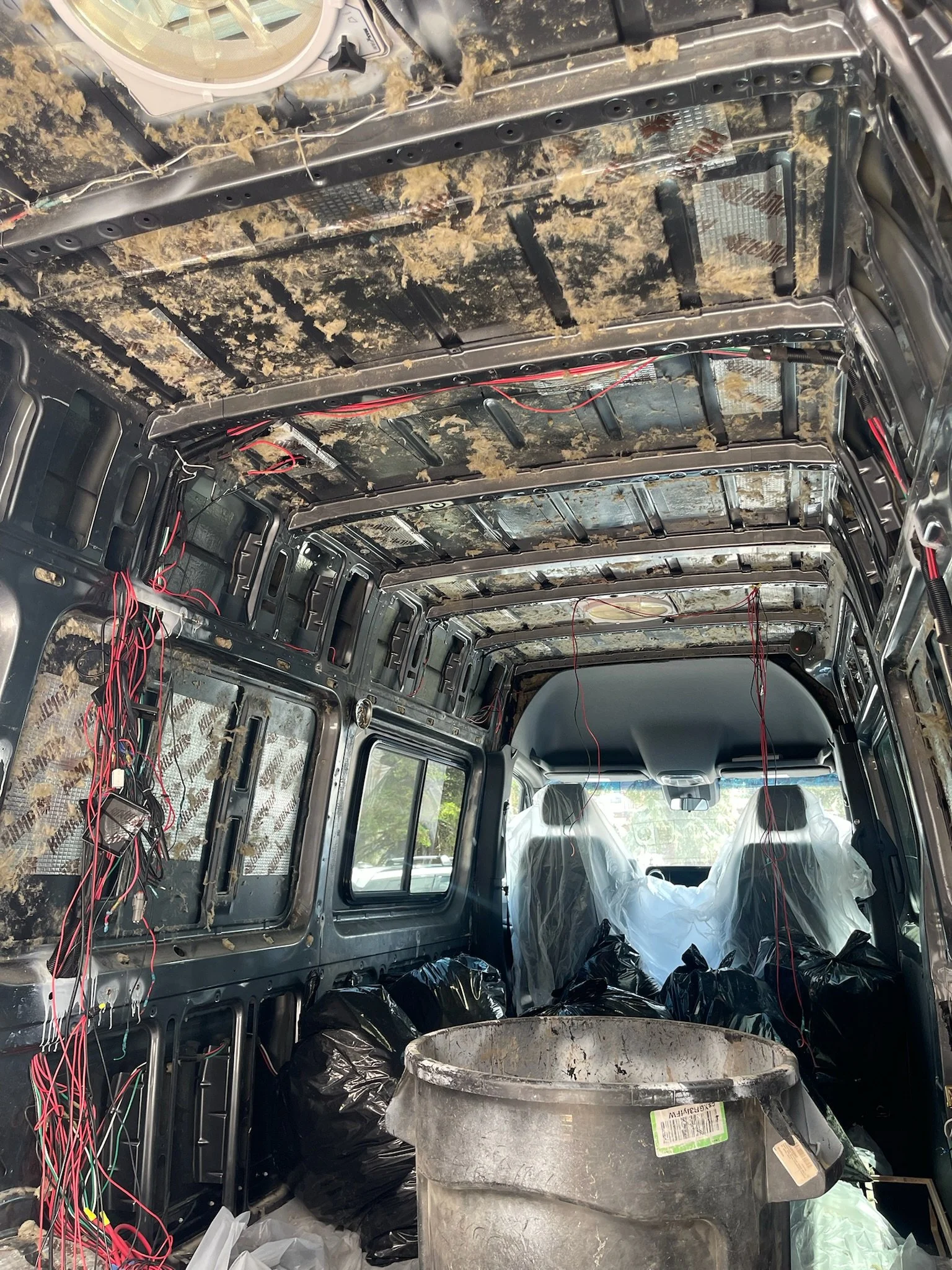 Grumley before — DIY mess interior