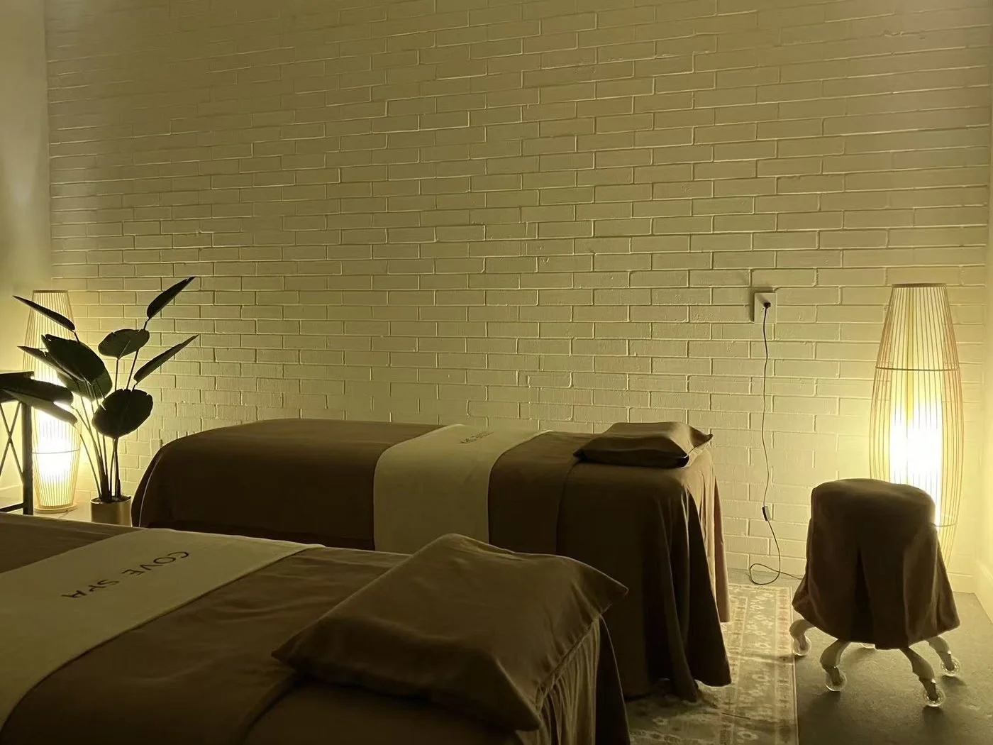 Couples massage room at Cove Spa Austin