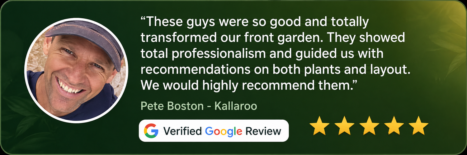Pete Boston's five-star testimonial for The Garden Collective