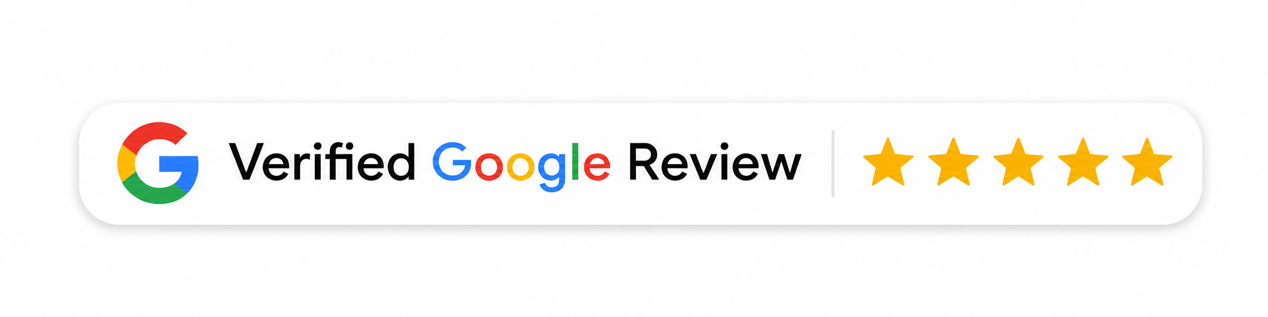 Verified Google Review