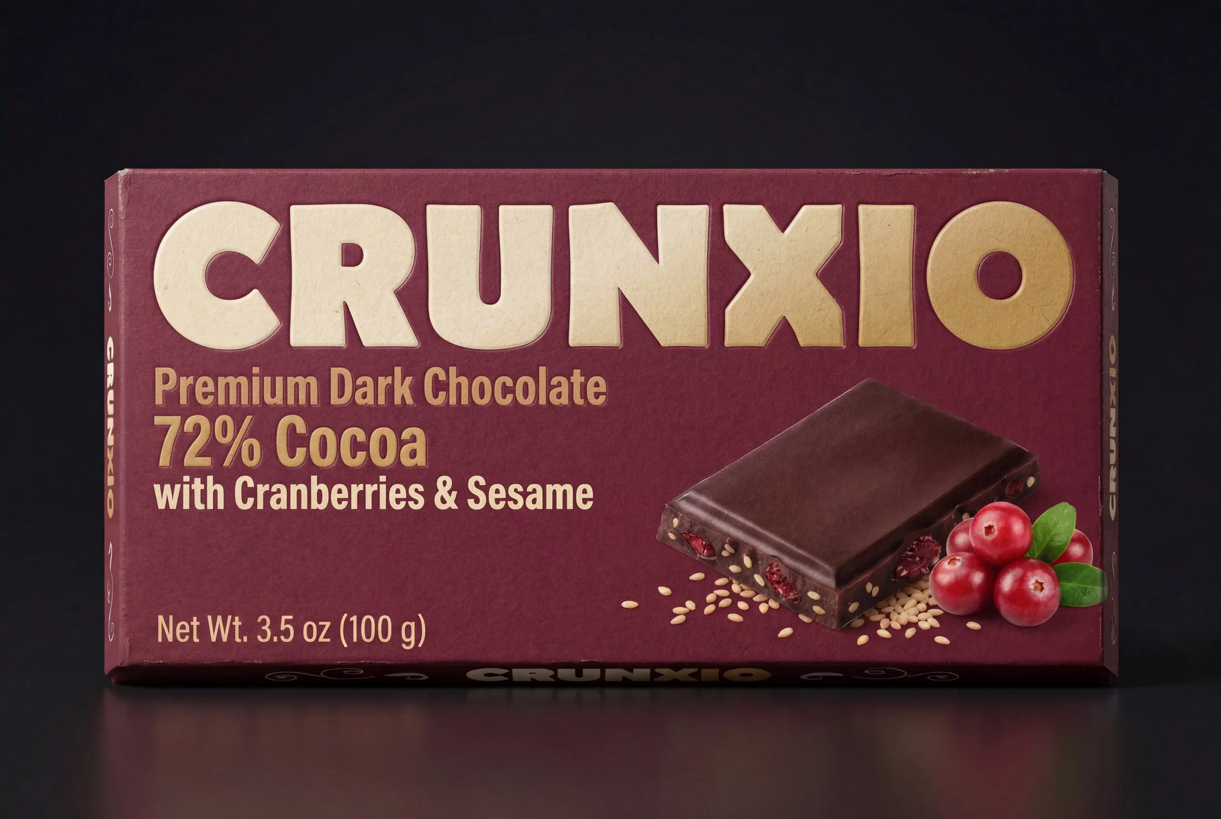Dark Chocolate Cranberries Sesame