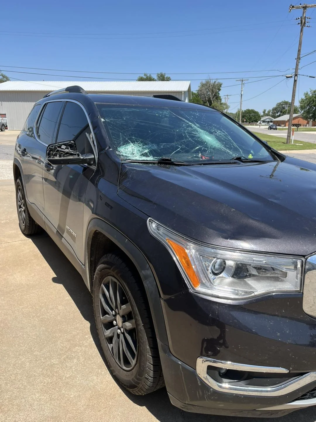 Windshield Repair - Before