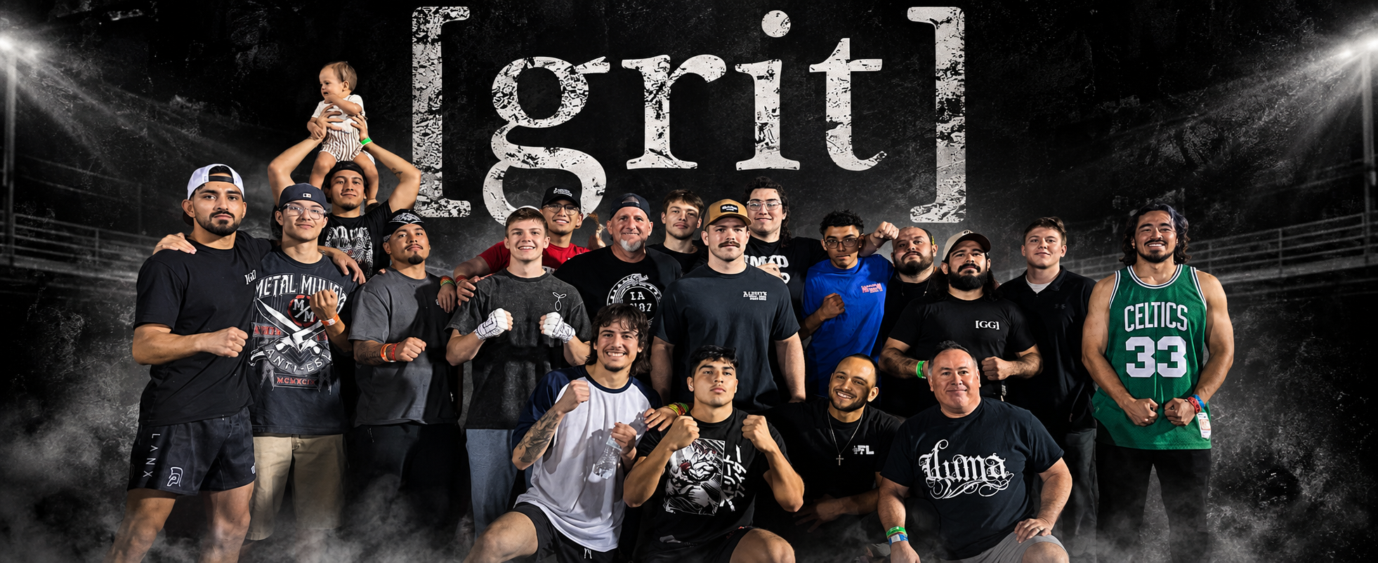 Members of the GRIT MMA and grappling community