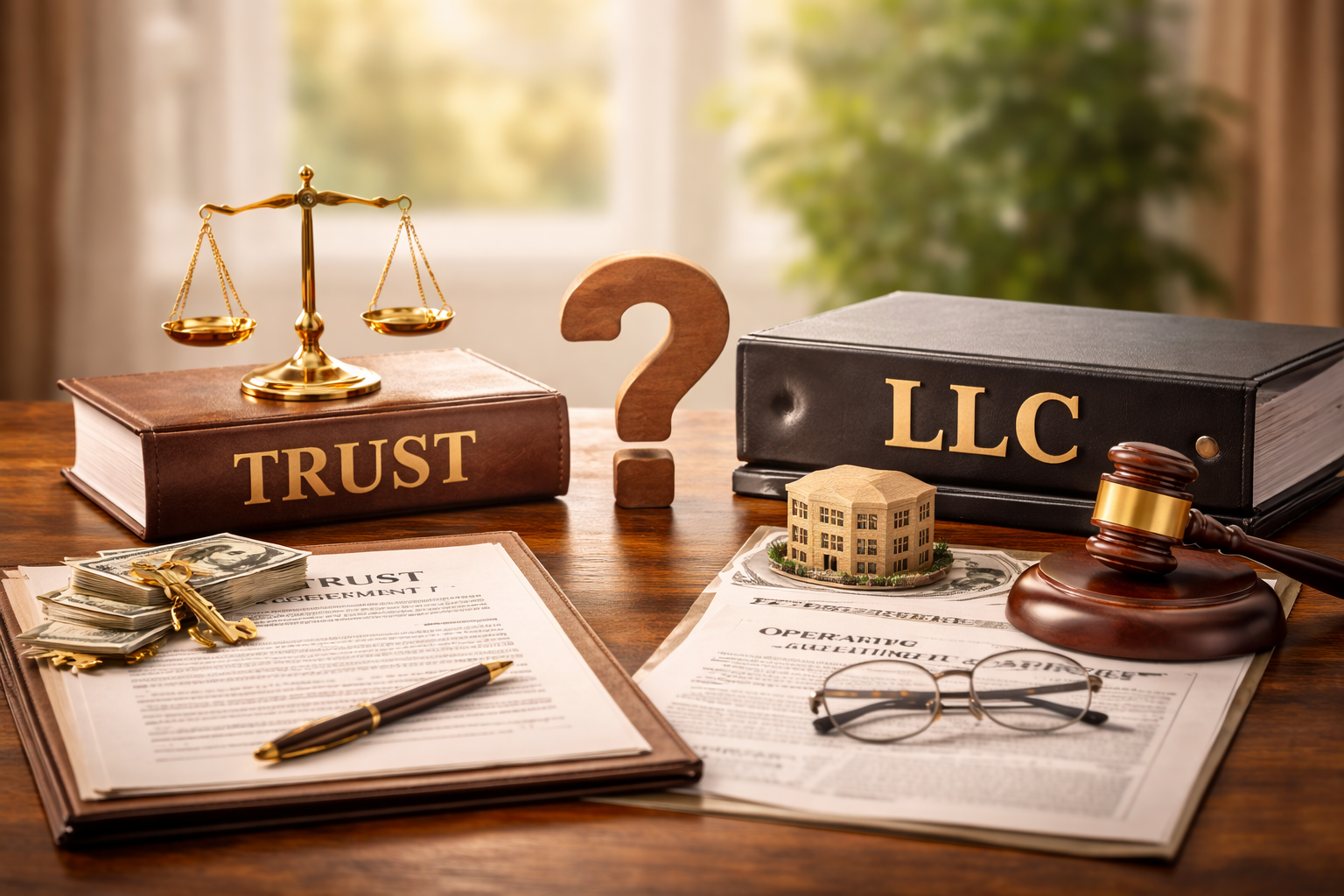 Difference between trust and LLC asset protection Florida