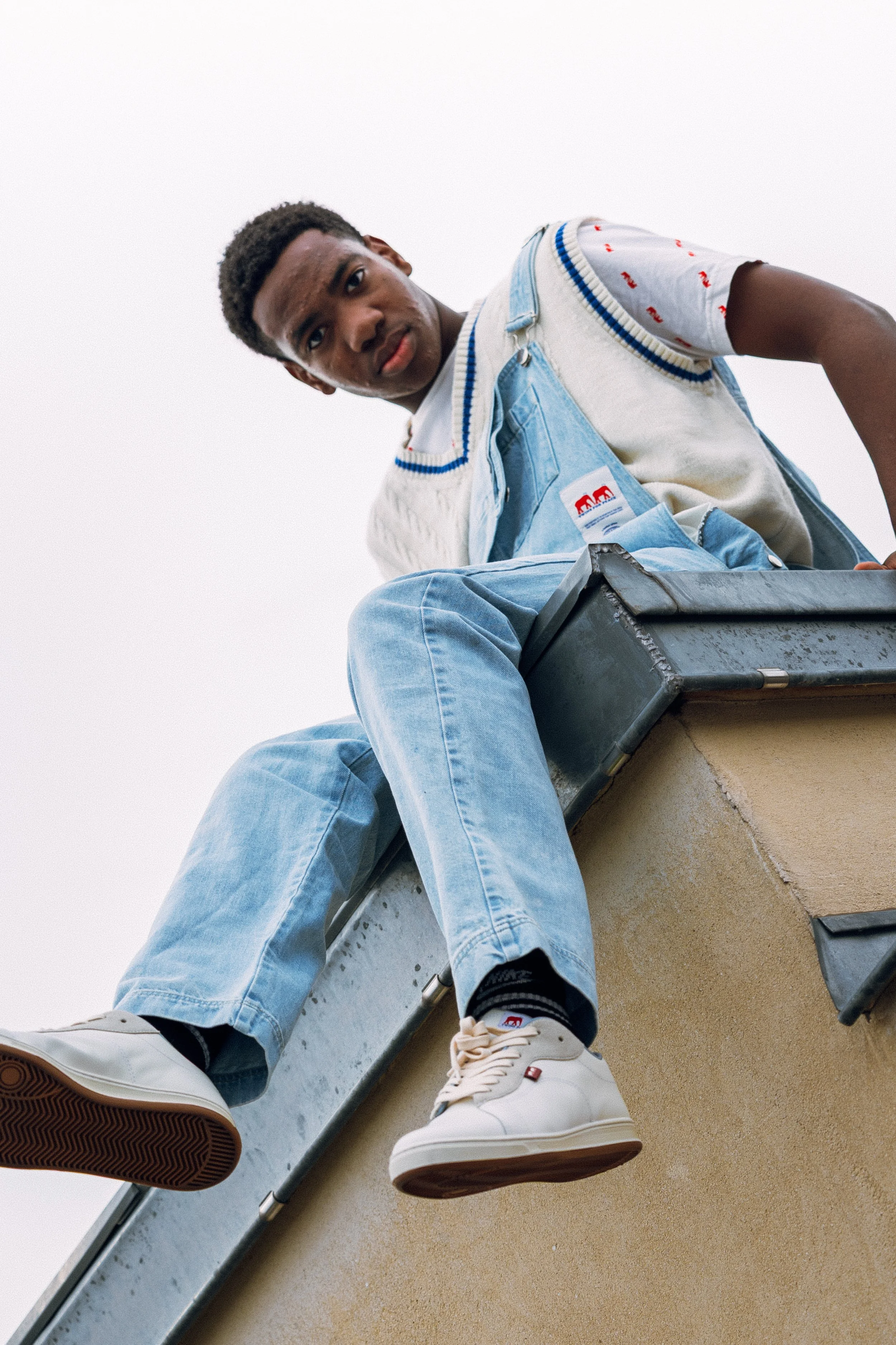 Shooting photo marque de vêtements — campagne dans Paris