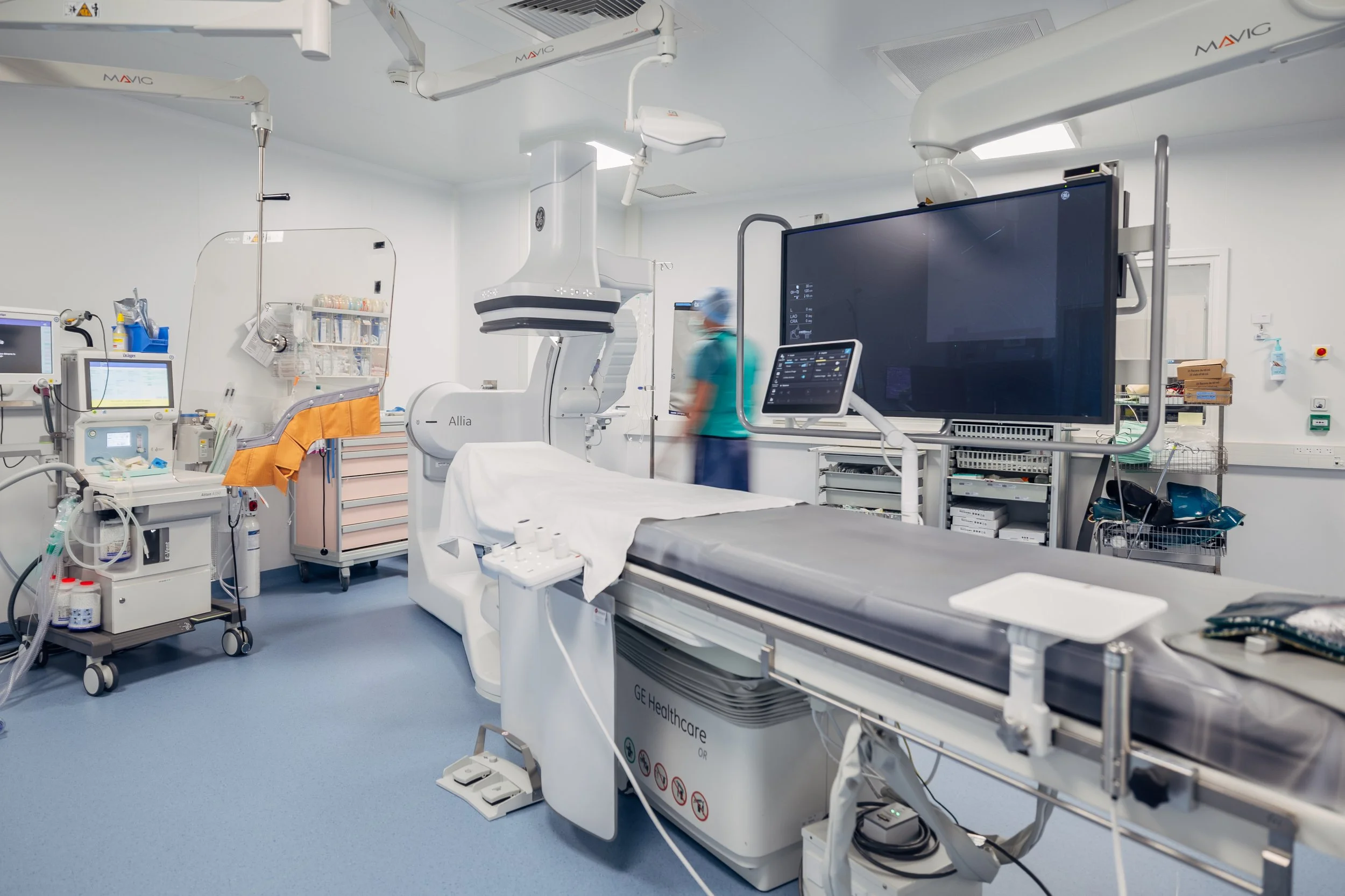 Photo personnel hospitalier au bloc dans un hôpital, Shoot corporate à Marseille