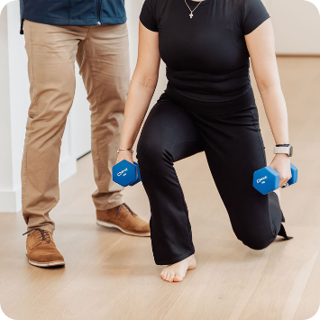 Physiotherapy session