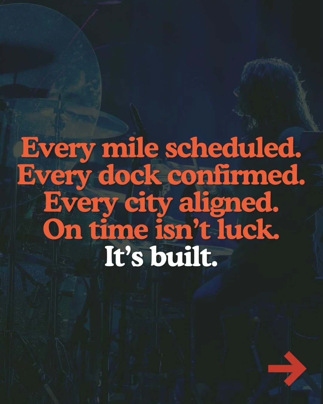 concert touring and trucking company always on time