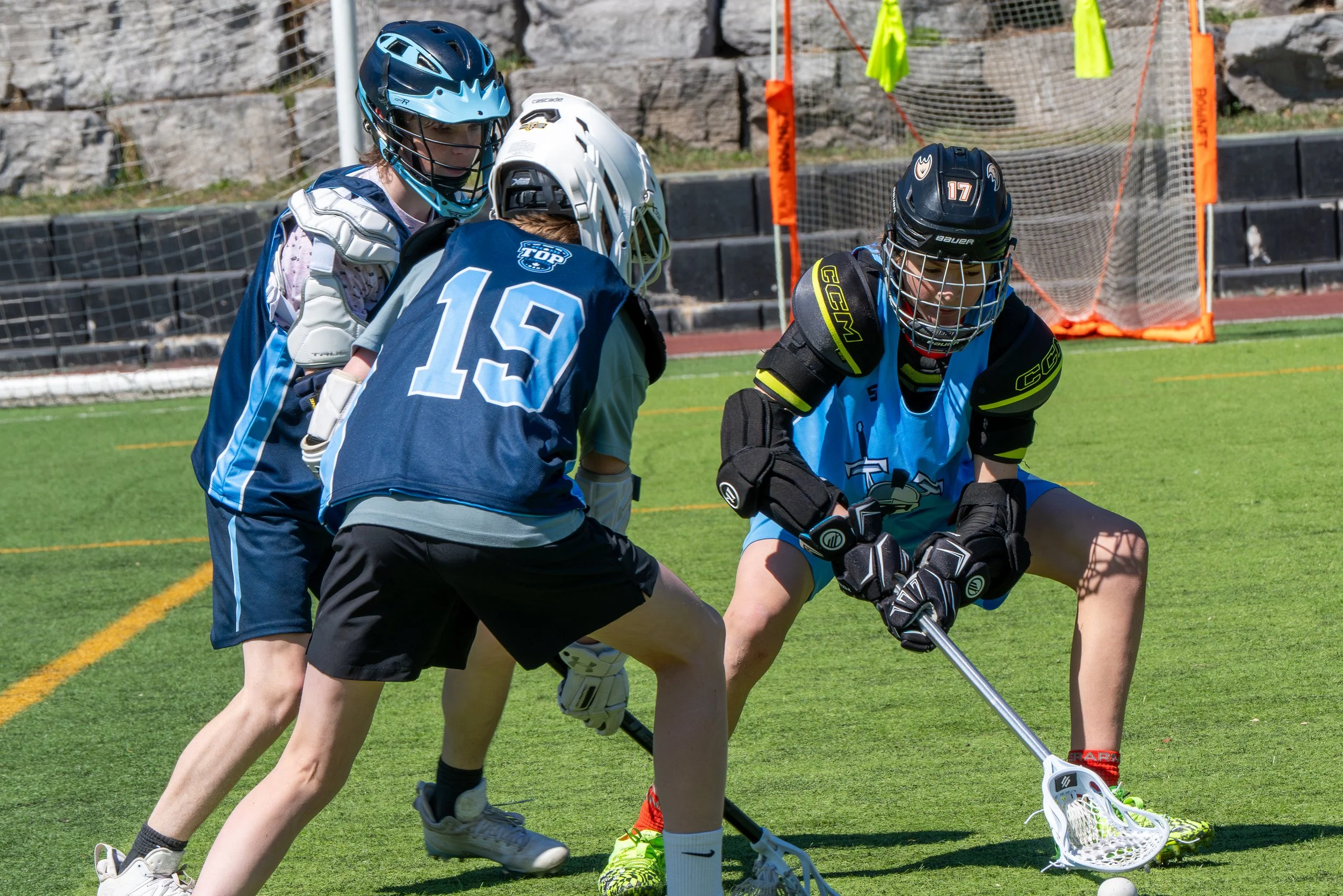 TOP Lacrosse player in action